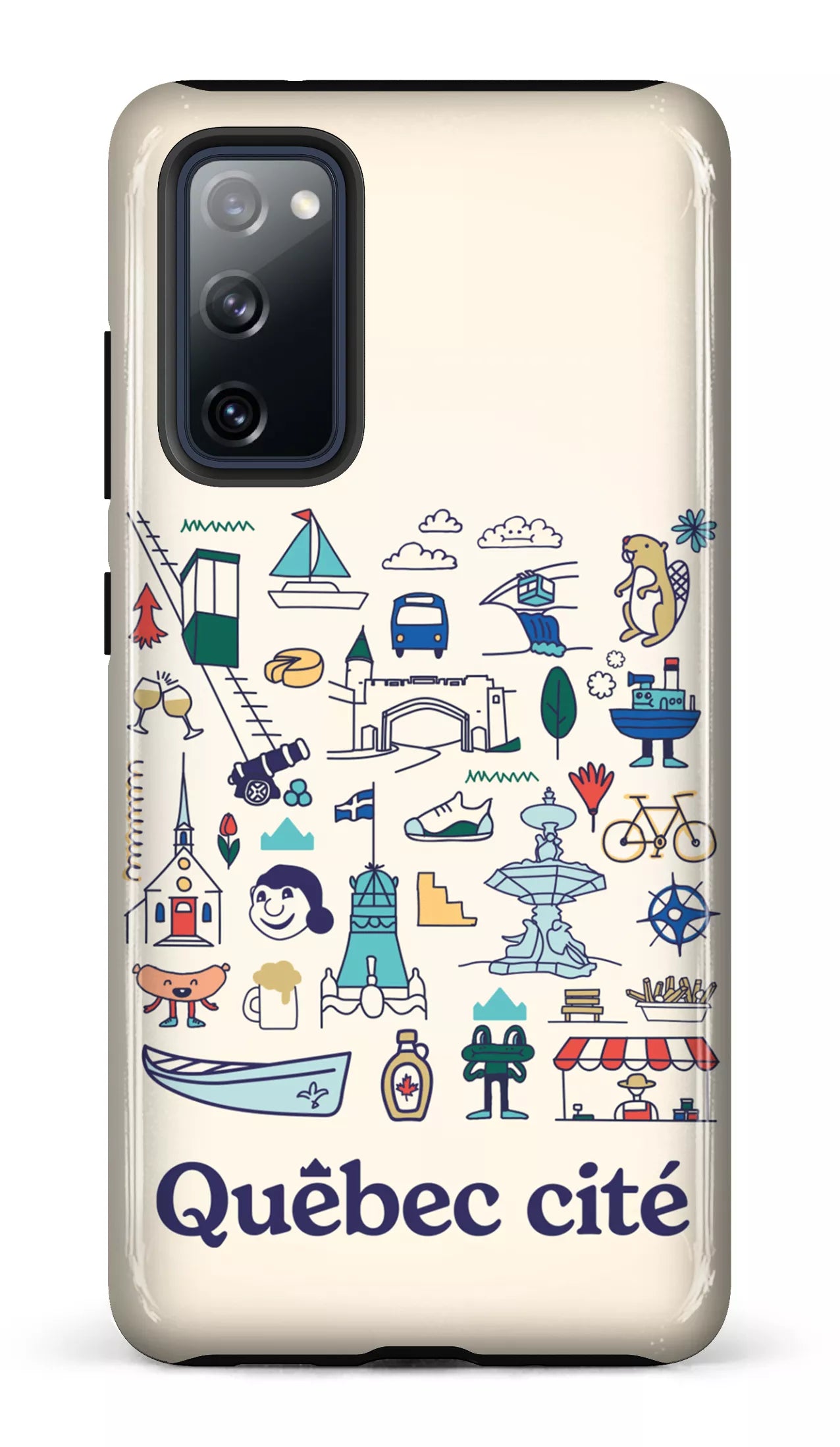 Galaxy S20 FE Tough Québec illustré -