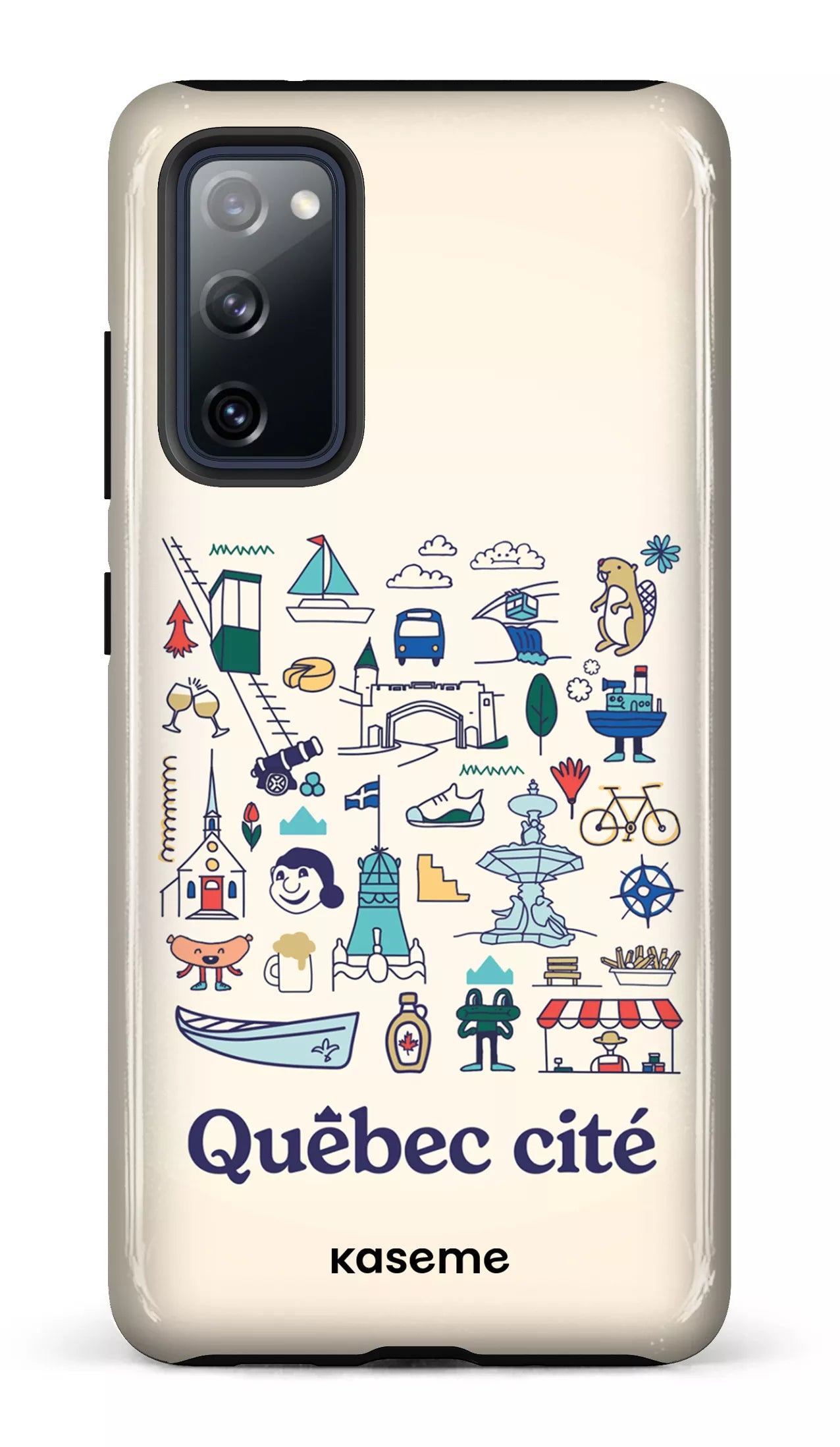 Galaxy S20 FE Tough Québec illustré -