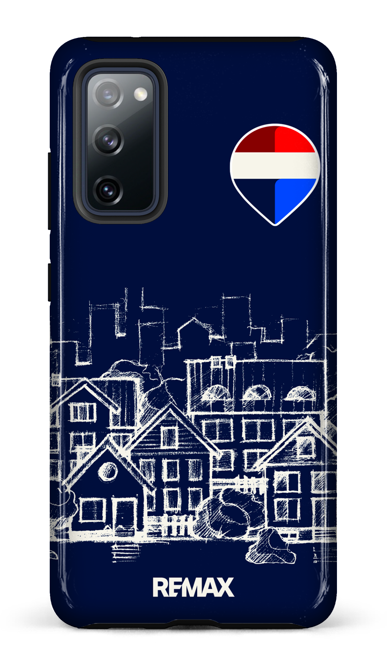Galaxy S20 FE Tough Remax Sketch Bleu -