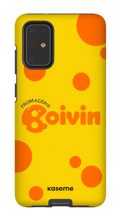 Galaxy S20 Plus Tough Boivin Jaune x Ronds -