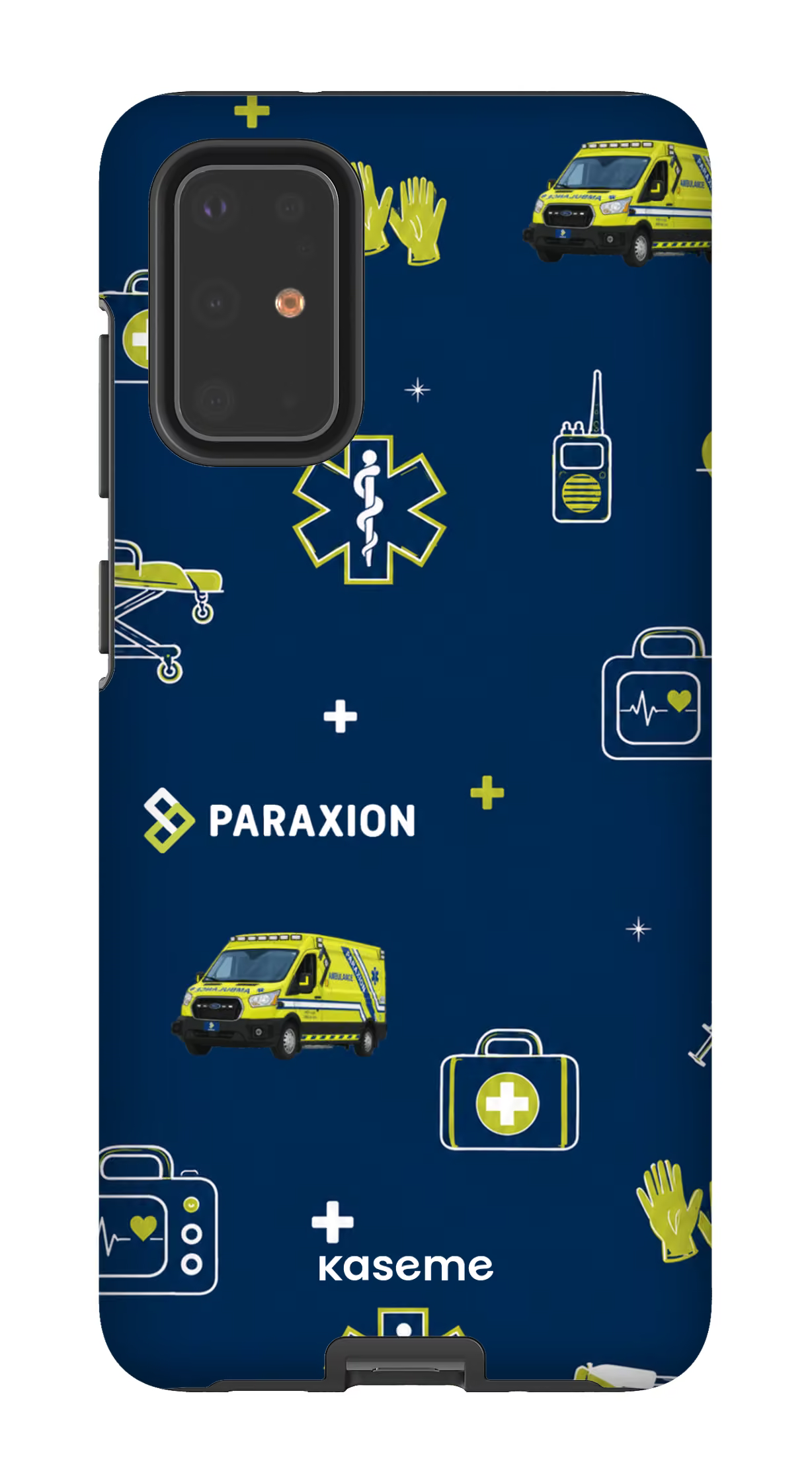 Galaxy S20 Plus Tough Icônes bleu Paraxion -