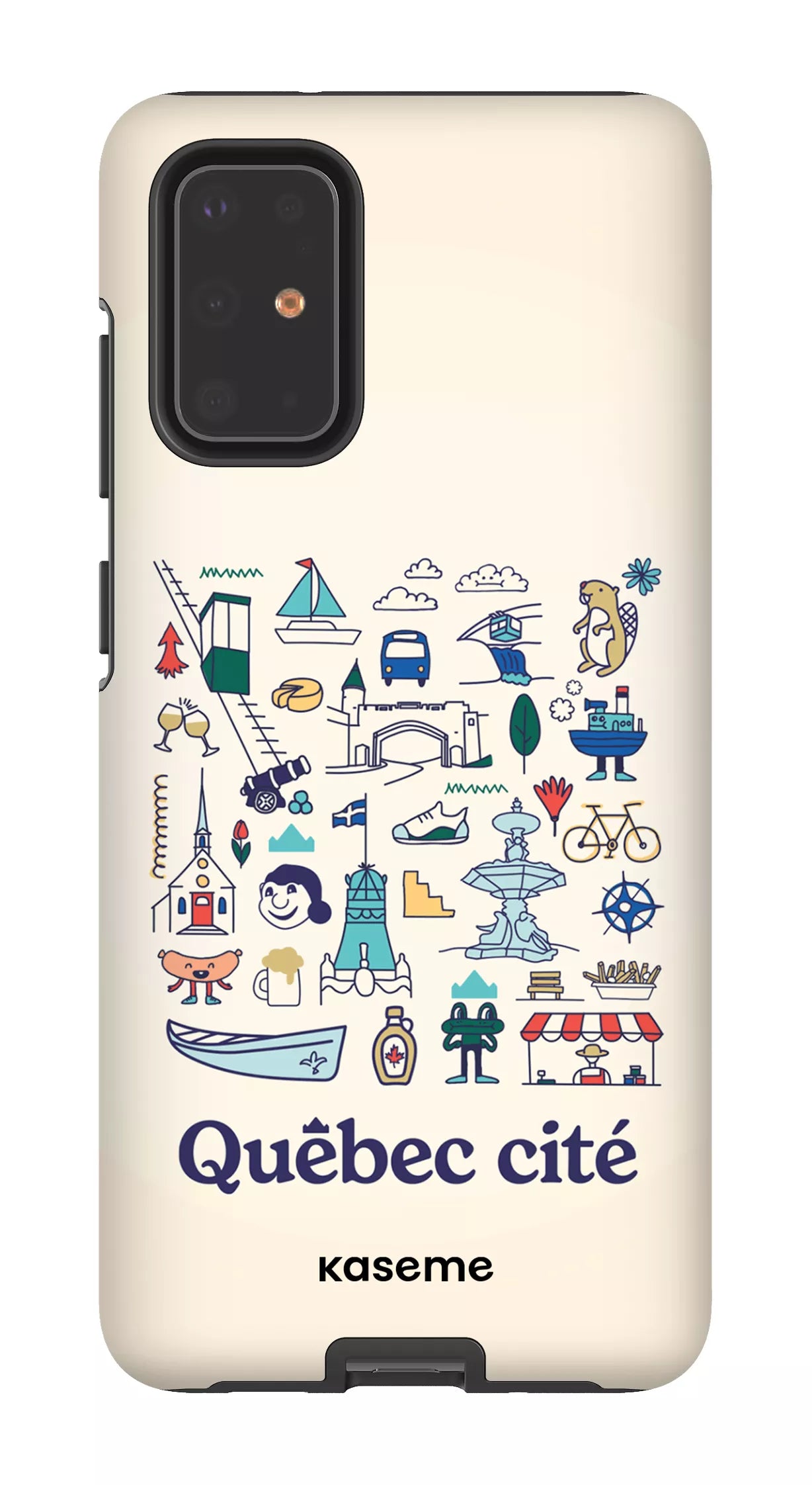 Galaxy S20 Plus Tough Québec illustré -