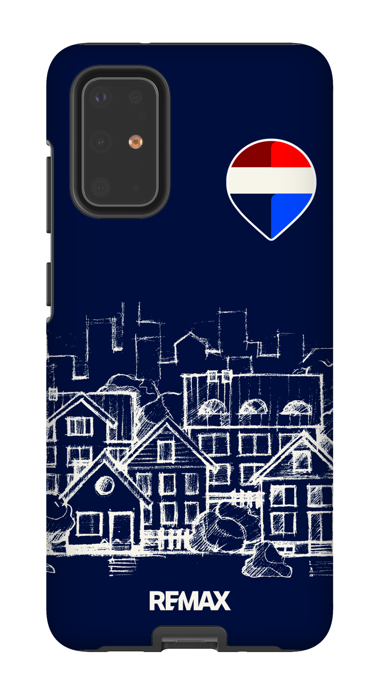 Galaxy S20 Plus Tough Remax Sketch Bleu -