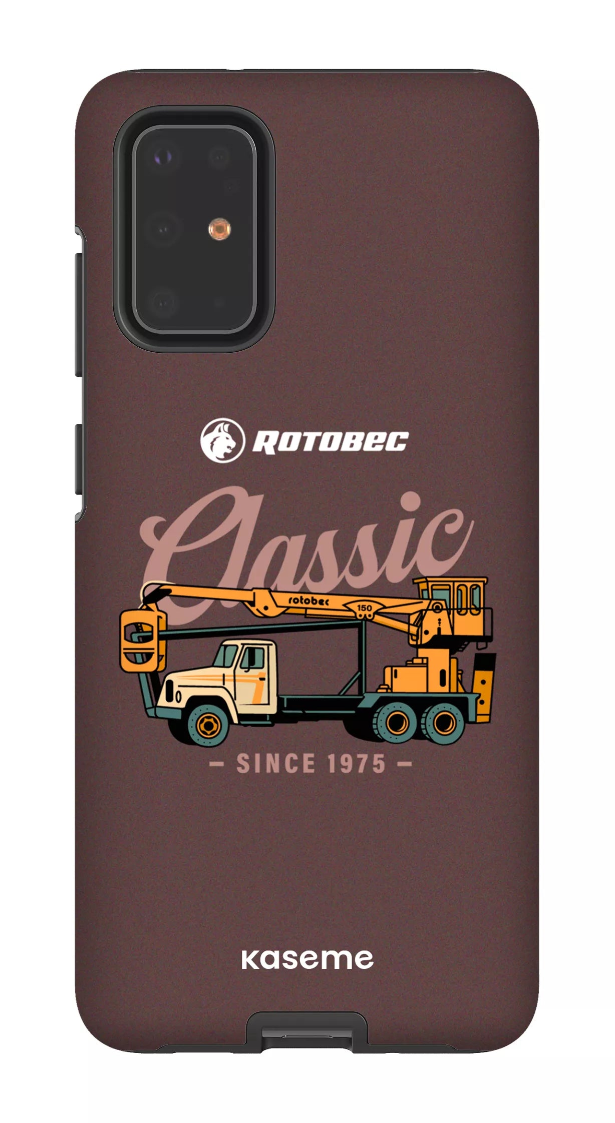 Galaxy S20 Plus Tough Rotobec Brun "Classic" -