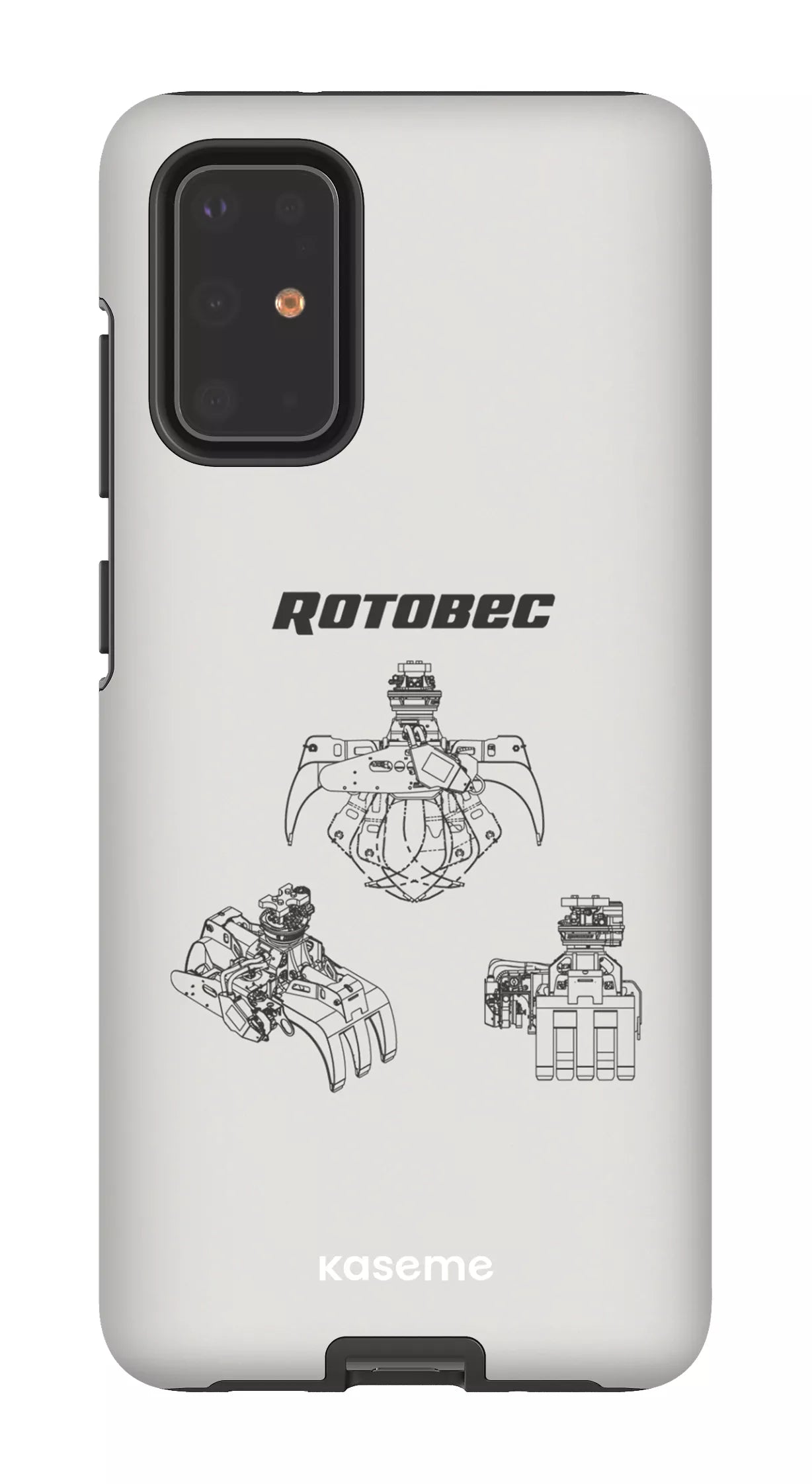 Galaxy S20 Plus Tough Rotobec Gris -
