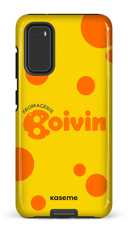Galaxy S20 Tough Boivin Jaune x Ronds -