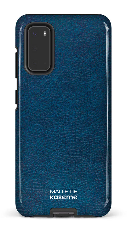 Galaxy S20 Tough Cuir Bleu x Mallette -