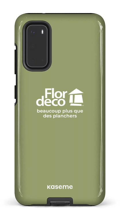 Galaxy S20 Tough Flordeco logo Sauge -