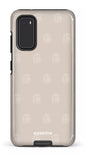 Galaxy S20 Tough Flordeco motif grège -