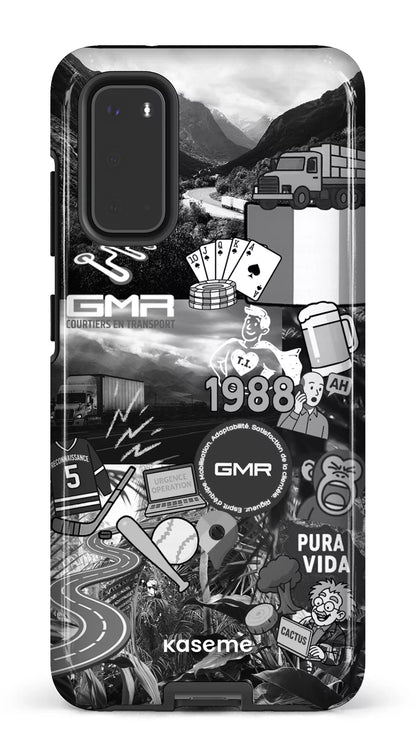 Galaxy S20 Tough GMR Collage Noir et Blanc -