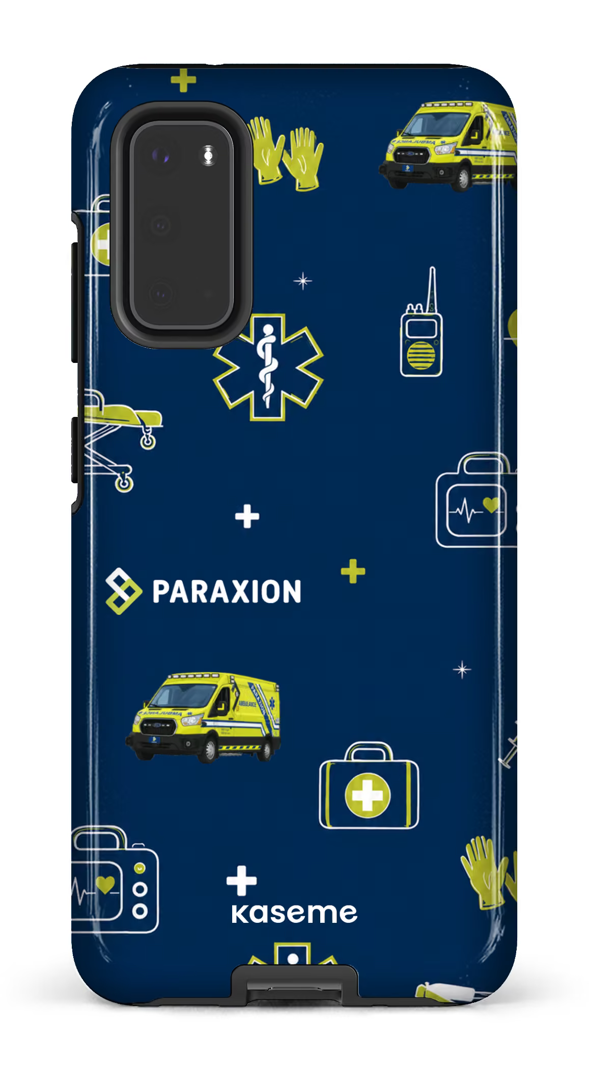 Galaxy S20 Tough Icônes bleu Paraxion -