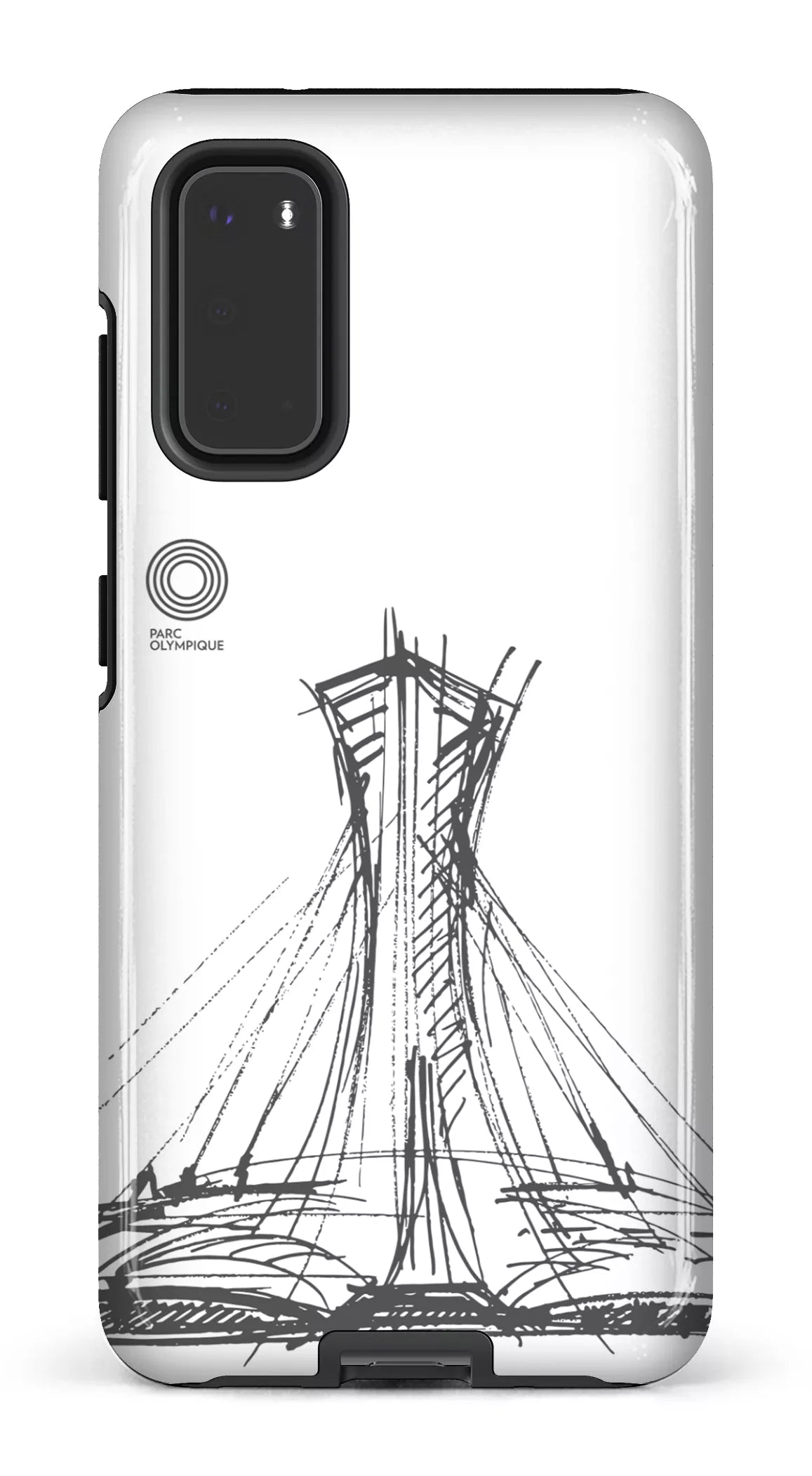 Galaxy S20 Tough Parc Olympique - Croquis Blanc -