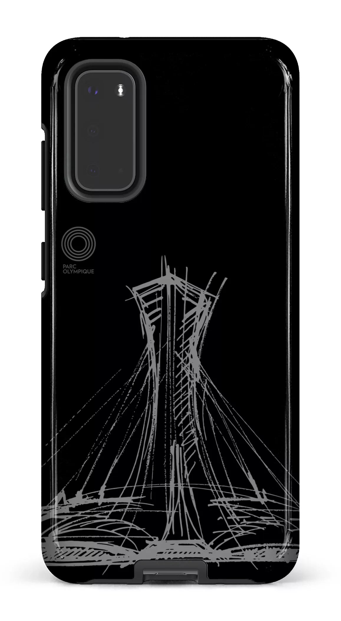 Galaxy S20 Tough Parc Olympique - Croquis Noir -