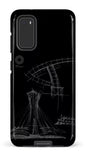 Galaxy S20 Tough Parc Olympique - Croquis Plan Noir -