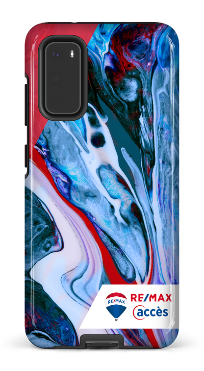Galaxy S20 Tough Peinture marbrée claire -