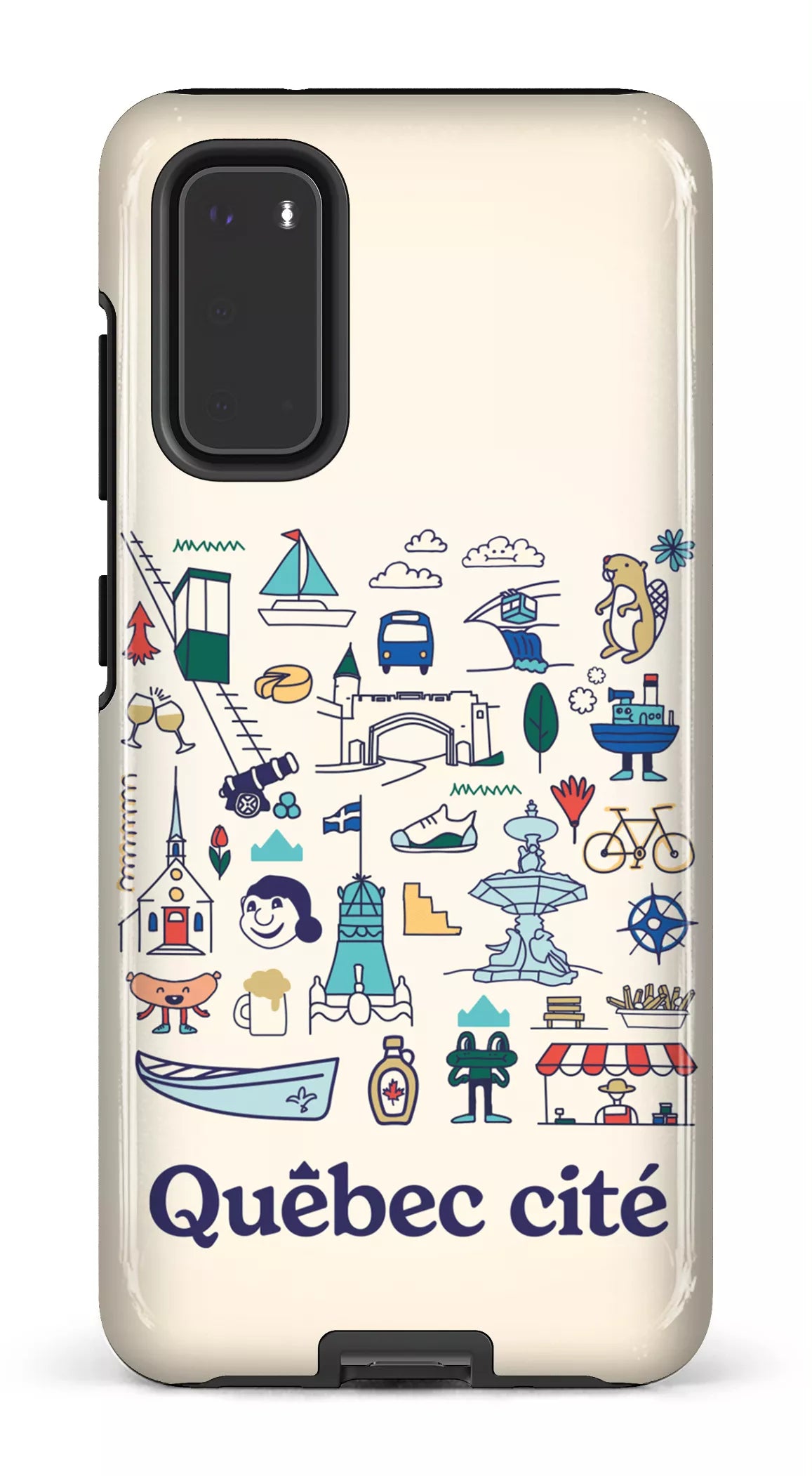 Galaxy S20 Tough Québec illustré -