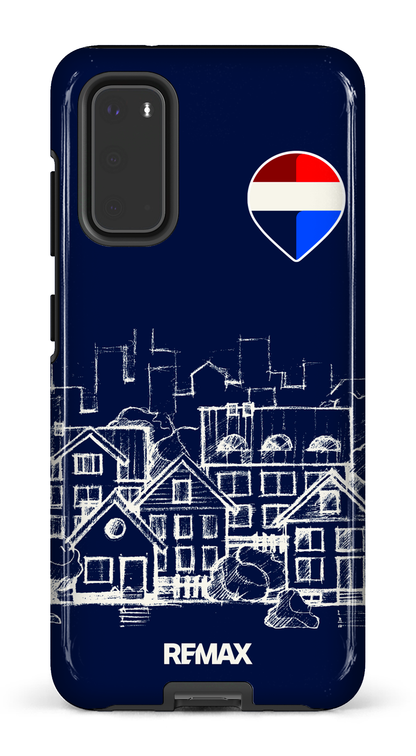 Galaxy S20 Tough Remax Sketch Bleu -