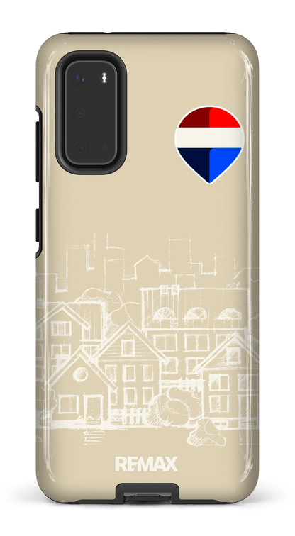 Galaxy S20 Tough Remax Sketch Crème -