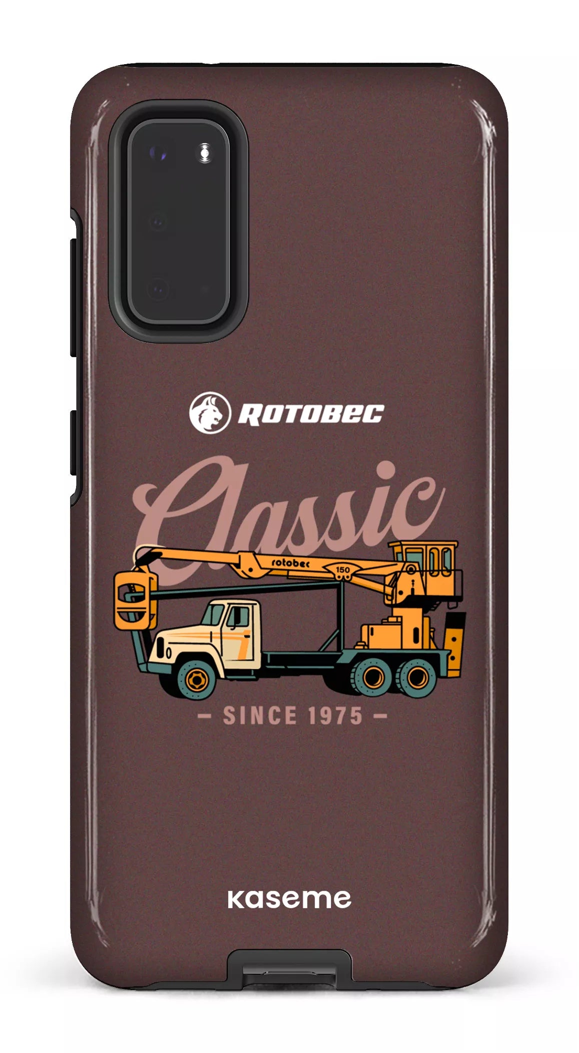 Galaxy S20 Tough Rotobec Brun "Classic" -