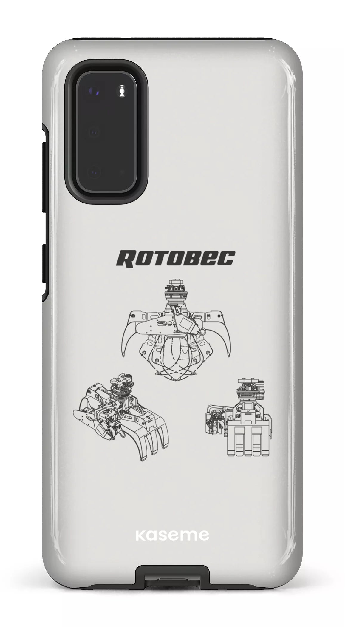 Galaxy S20 Tough Rotobec Gris -