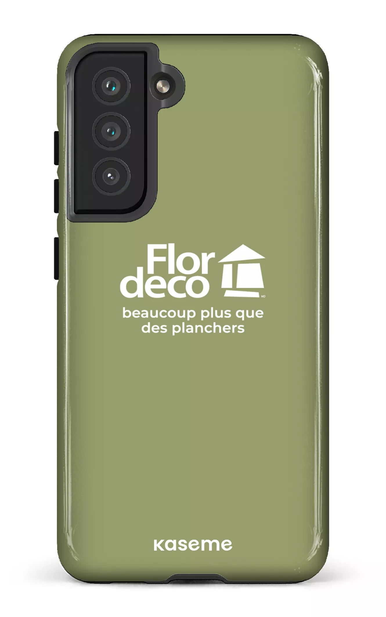 Galaxy S21 FE Tough Flordeco logo Sauge -