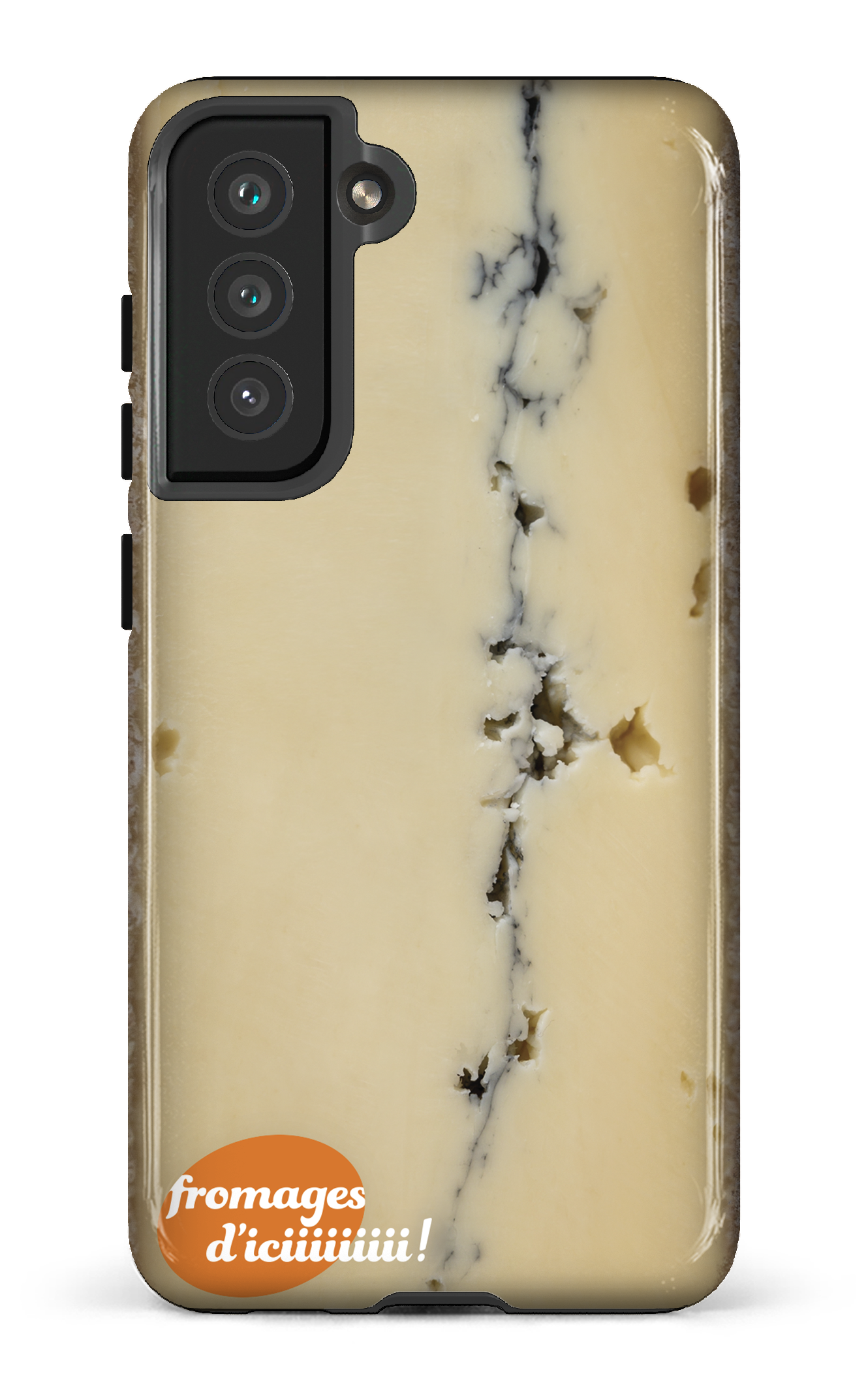 Galaxy S21 FE Tough Fromage Cendré Logo -