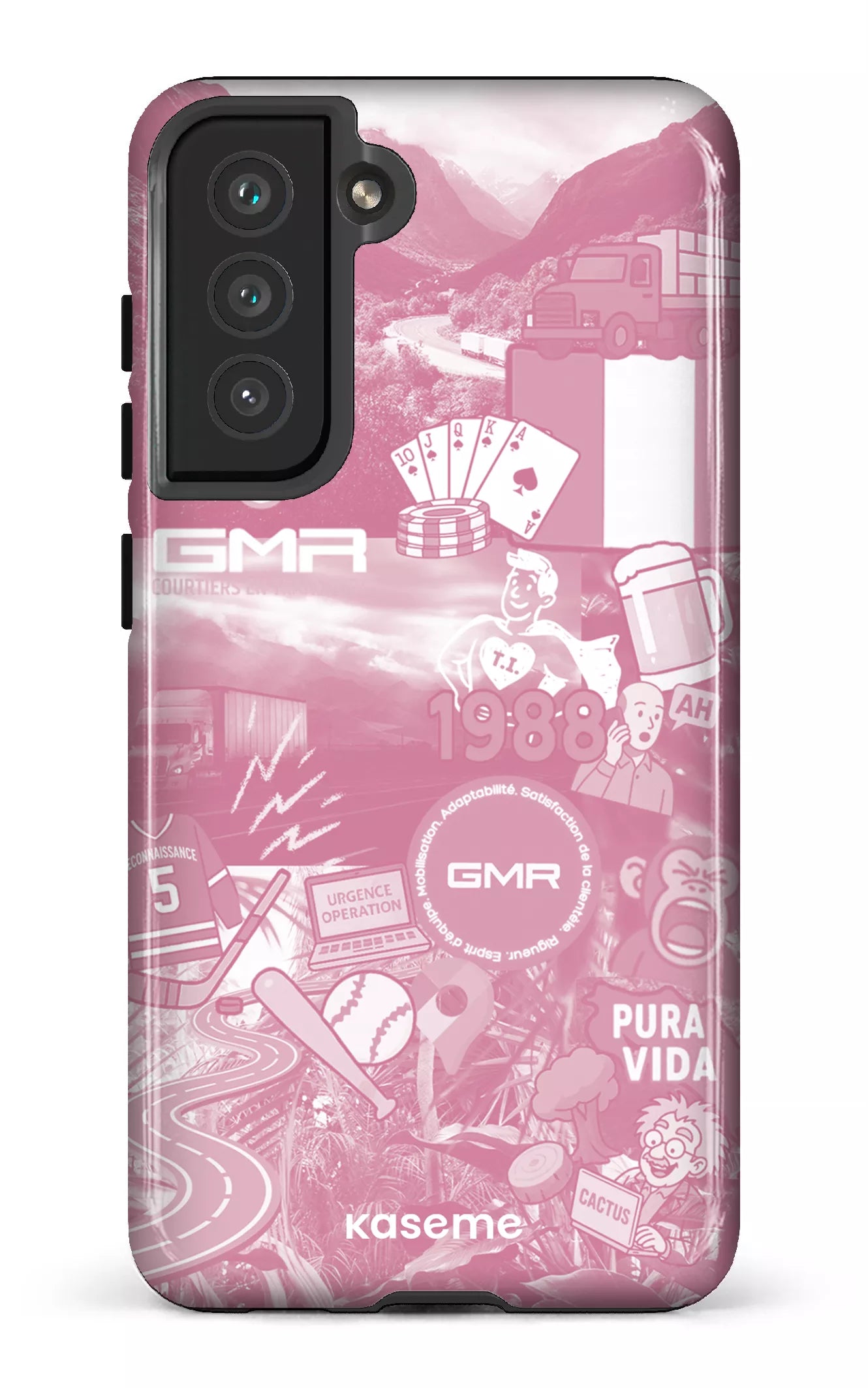 Galaxy S21 FE Tough GMR Collage Rose -