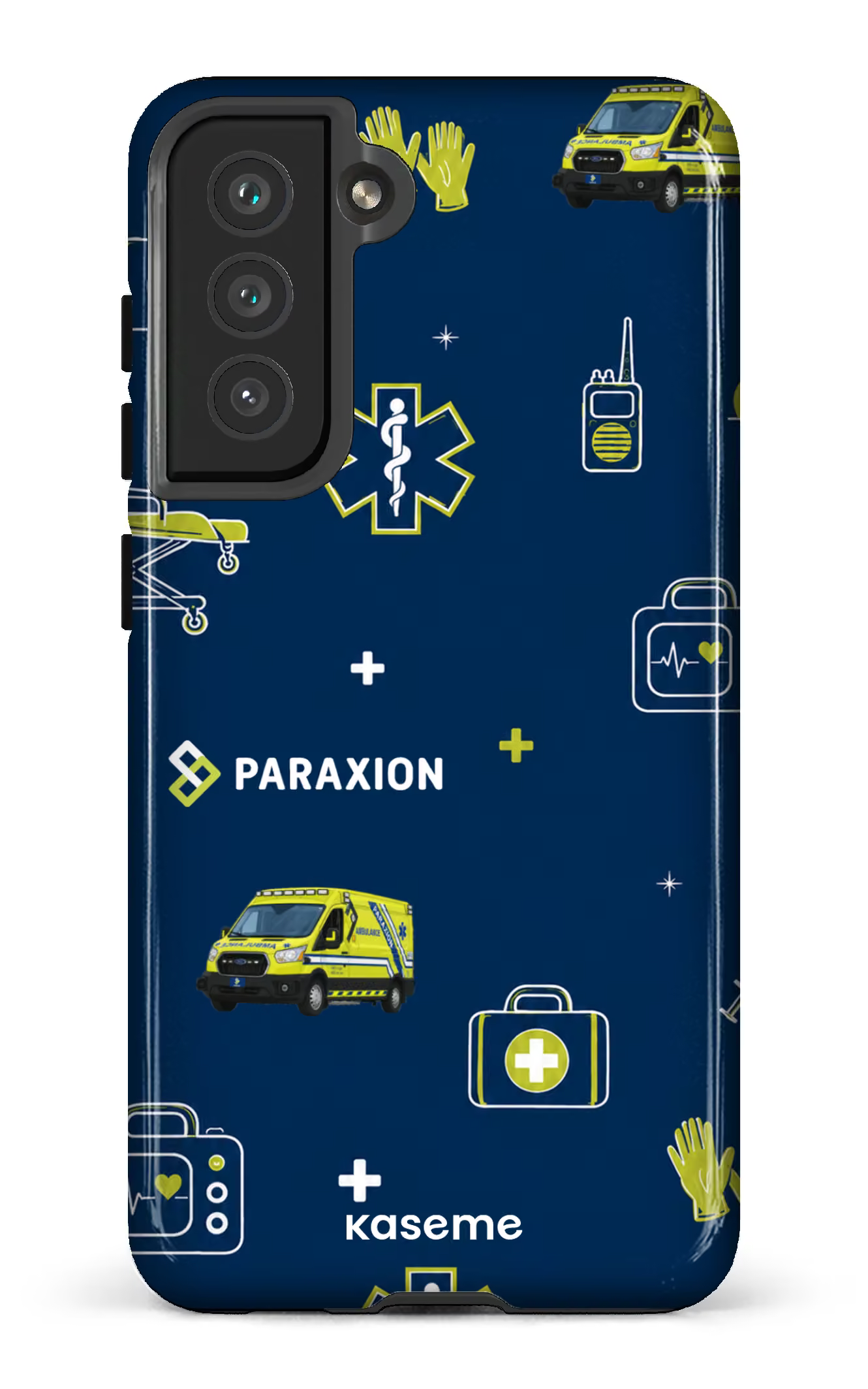 Galaxy S21 FE Tough Icônes bleu Paraxion -