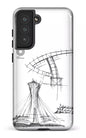 Galaxy S21 FE Tough Parc Olympique - Croquis Plan Blanc -