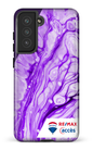 Galaxy S21 FE Tough Peinture marbrée claire violette -
