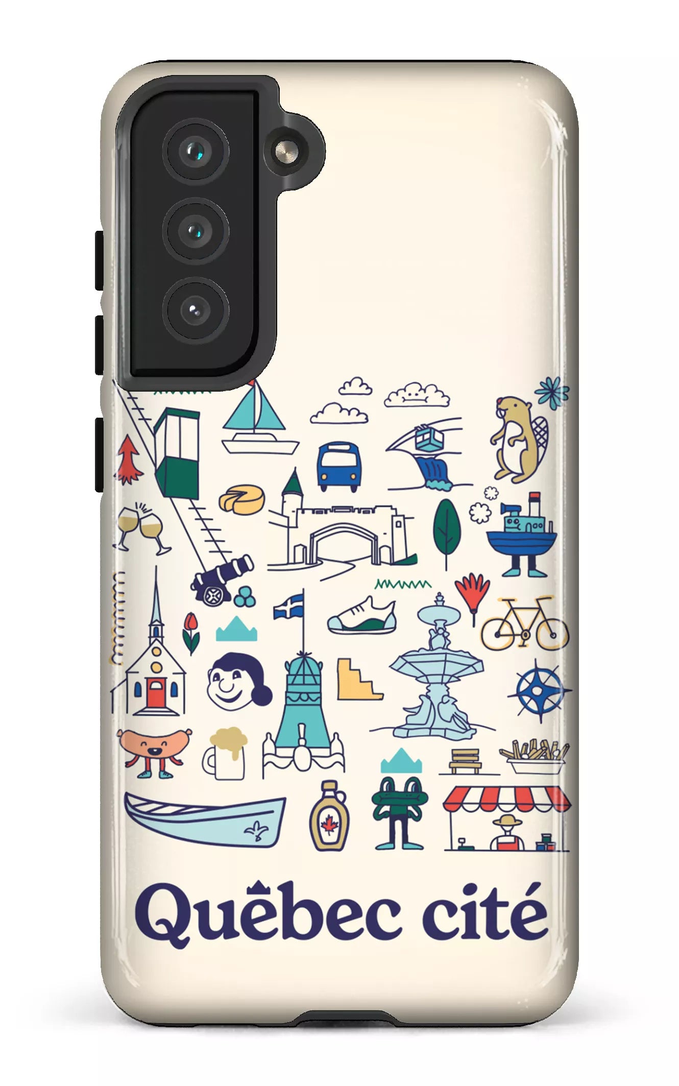 Galaxy S21 FE Tough Québec illustré -