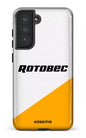 Galaxy S21 FE Tough Rotobec Blanc et Jaune -