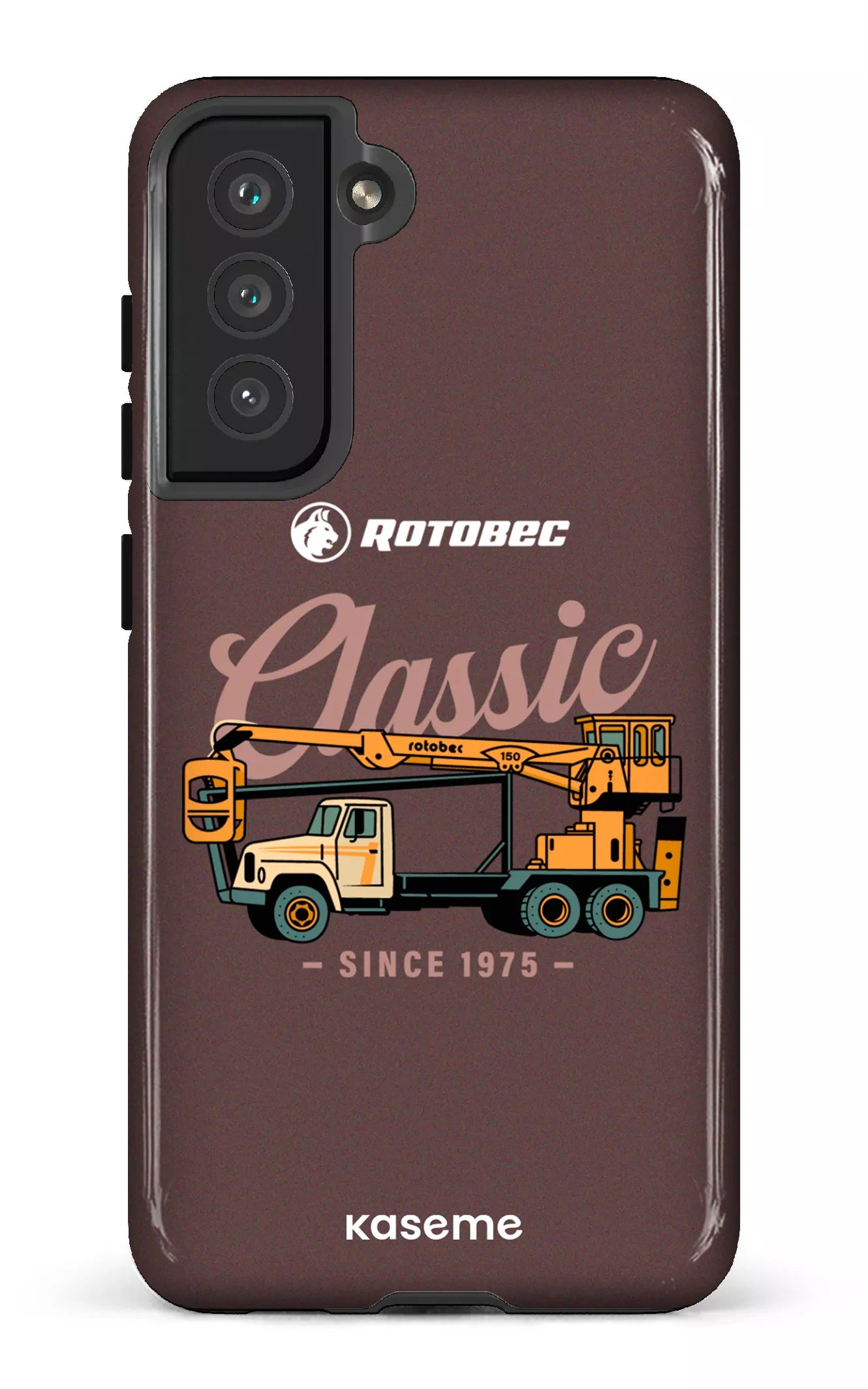 Galaxy S21 FE Tough Rotobec Brun "Classic" -