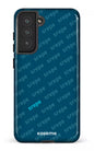 Galaxy S21 FE Tough SREPE Pattern Bleu x Turquoise -