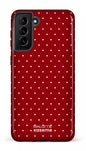 Galaxy S21 Plus Tough Ditsy Rouge x Mallette -