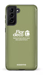 Galaxy S21 Plus Tough Flordeco logo Sauge -