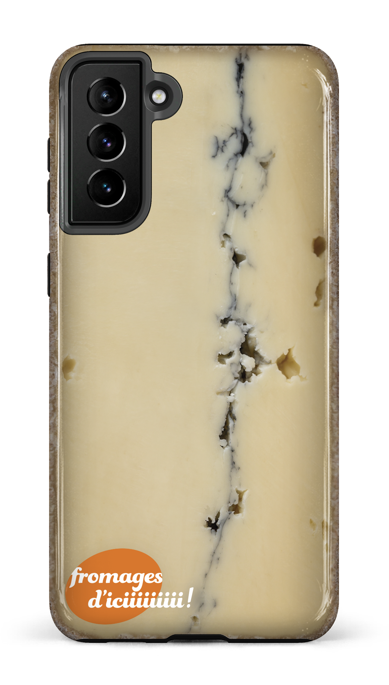 Galaxy S21 Plus Tough Fromage Cendré Logo -