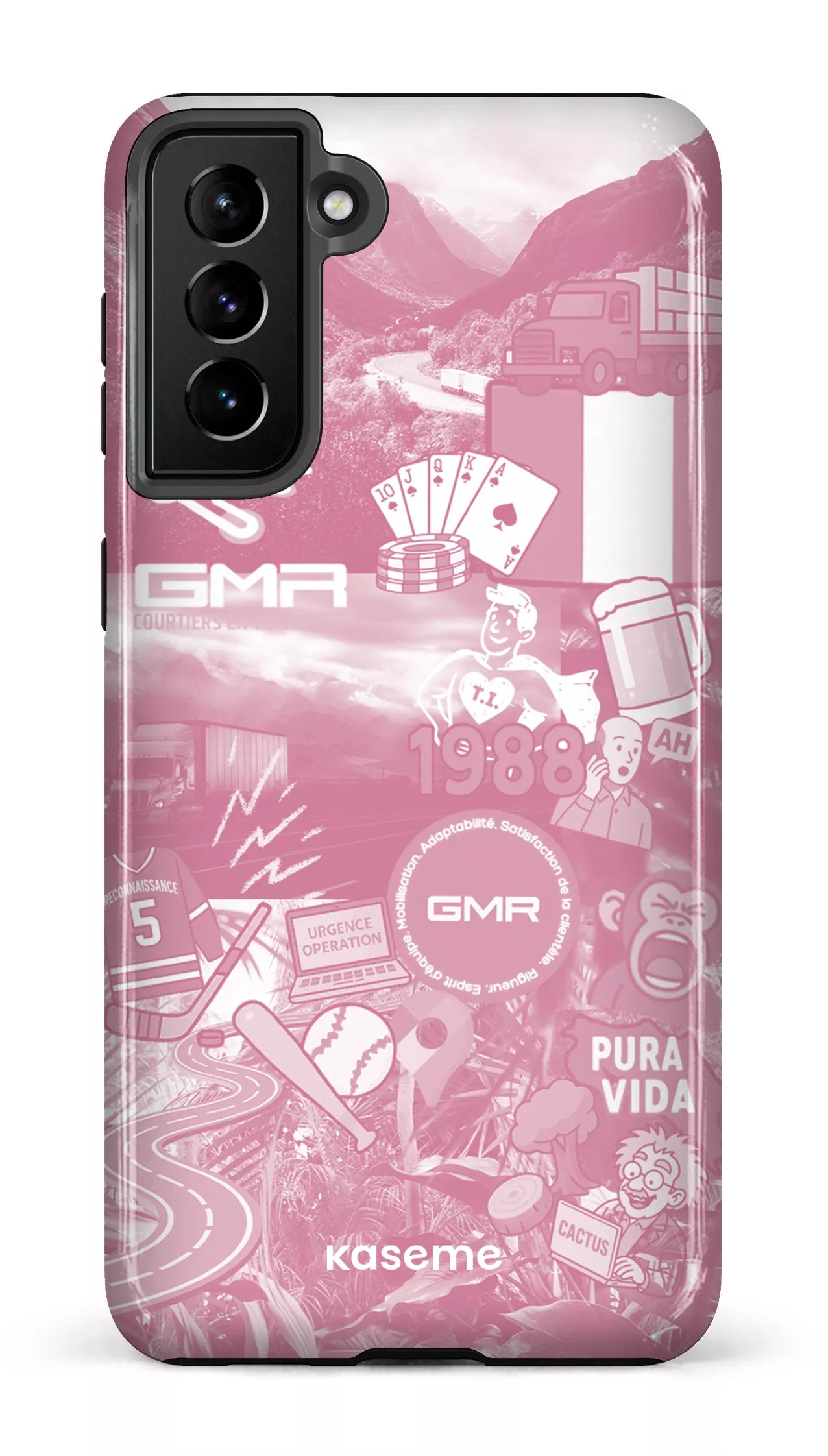 Galaxy S21 Plus Tough GMR Collage Rose -