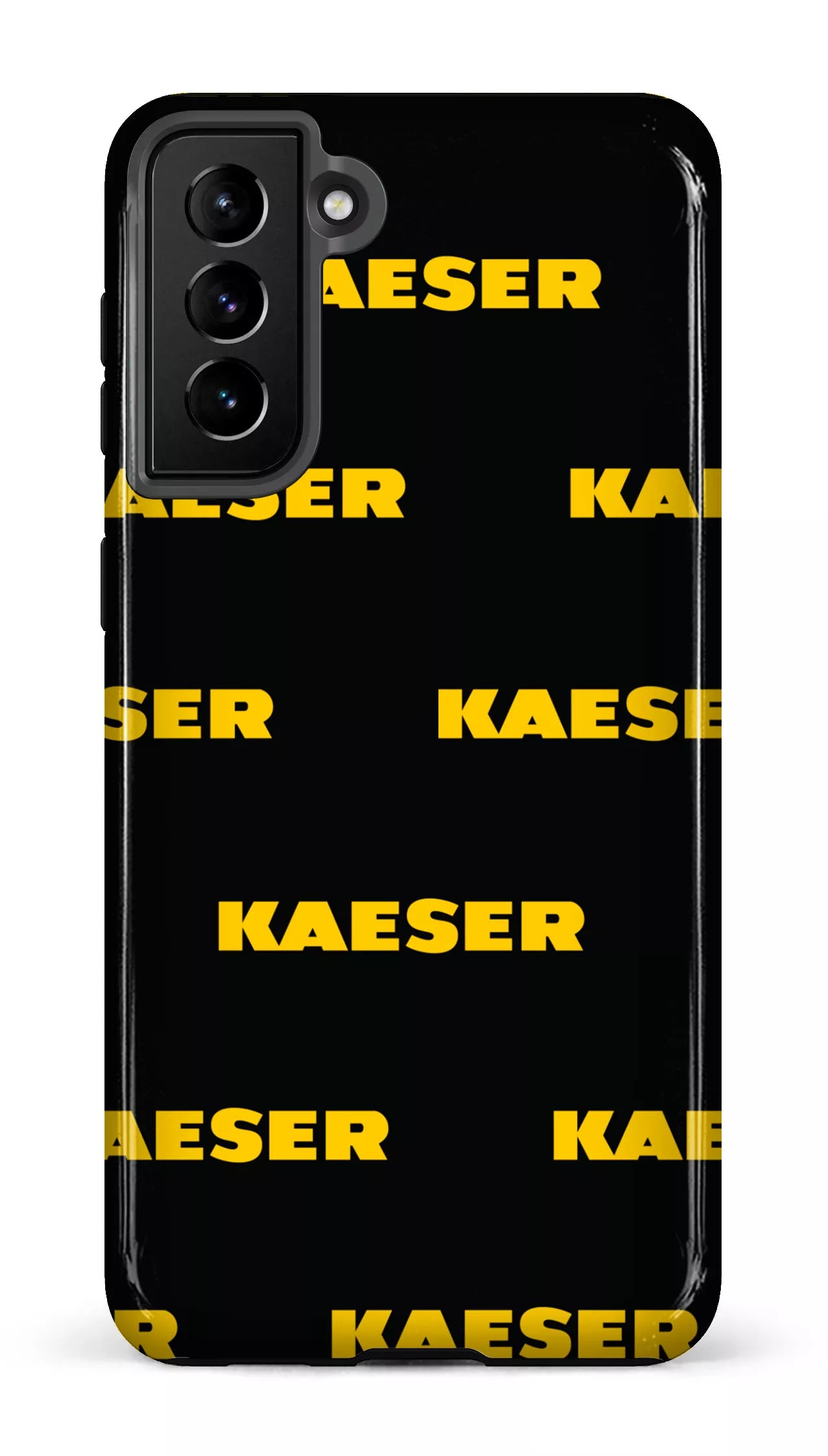 Galaxy S21 Plus Tough Kaeser Pattern Noir -