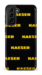 Galaxy S21 Plus Tough Kaeser Pattern Noir -