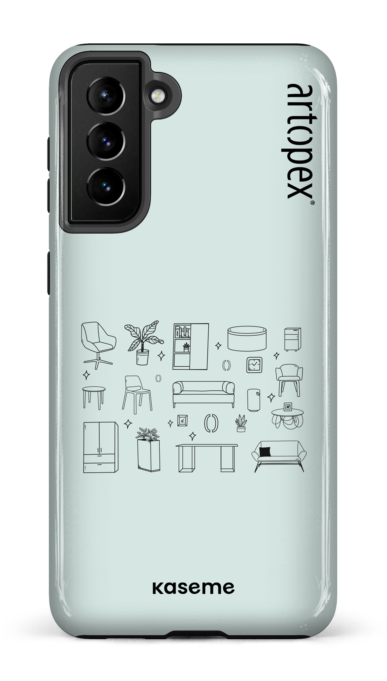 Galaxy S21 Plus Tough L'essentiel menthe par Artopex -