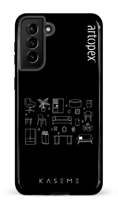 Galaxy S21 Plus Tough L'essentiel noir par Artopex -