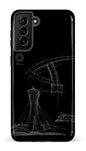 Galaxy S21 Plus Tough Parc Olympique - Croquis Plan Noir -