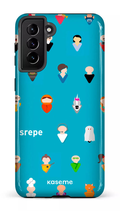 Galaxy S21 Plus Tough Personnages Turquoise -