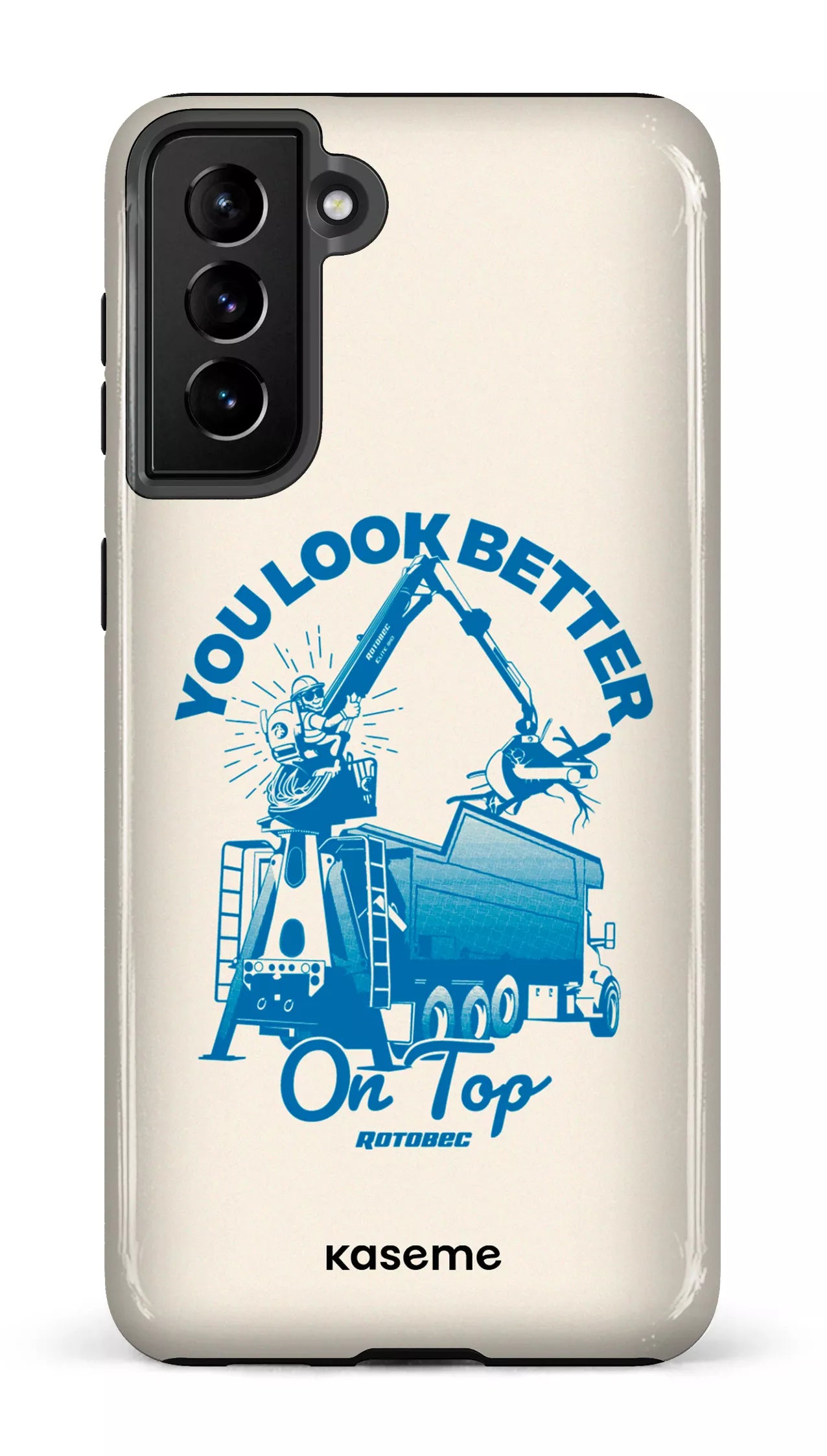 Galaxy S21 Plus Tough Rotobec Beige -