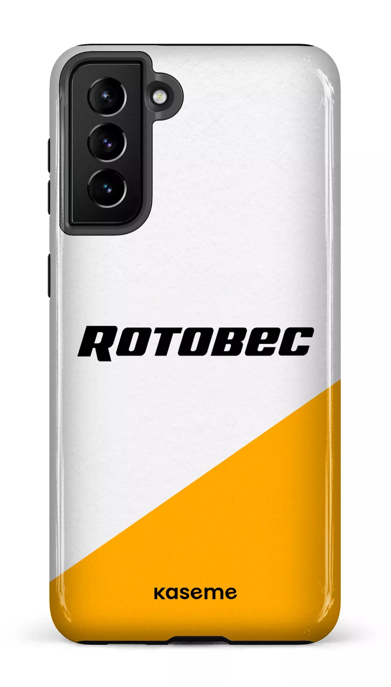 Galaxy S21 Plus Tough Rotobec Blanc et Jaune -