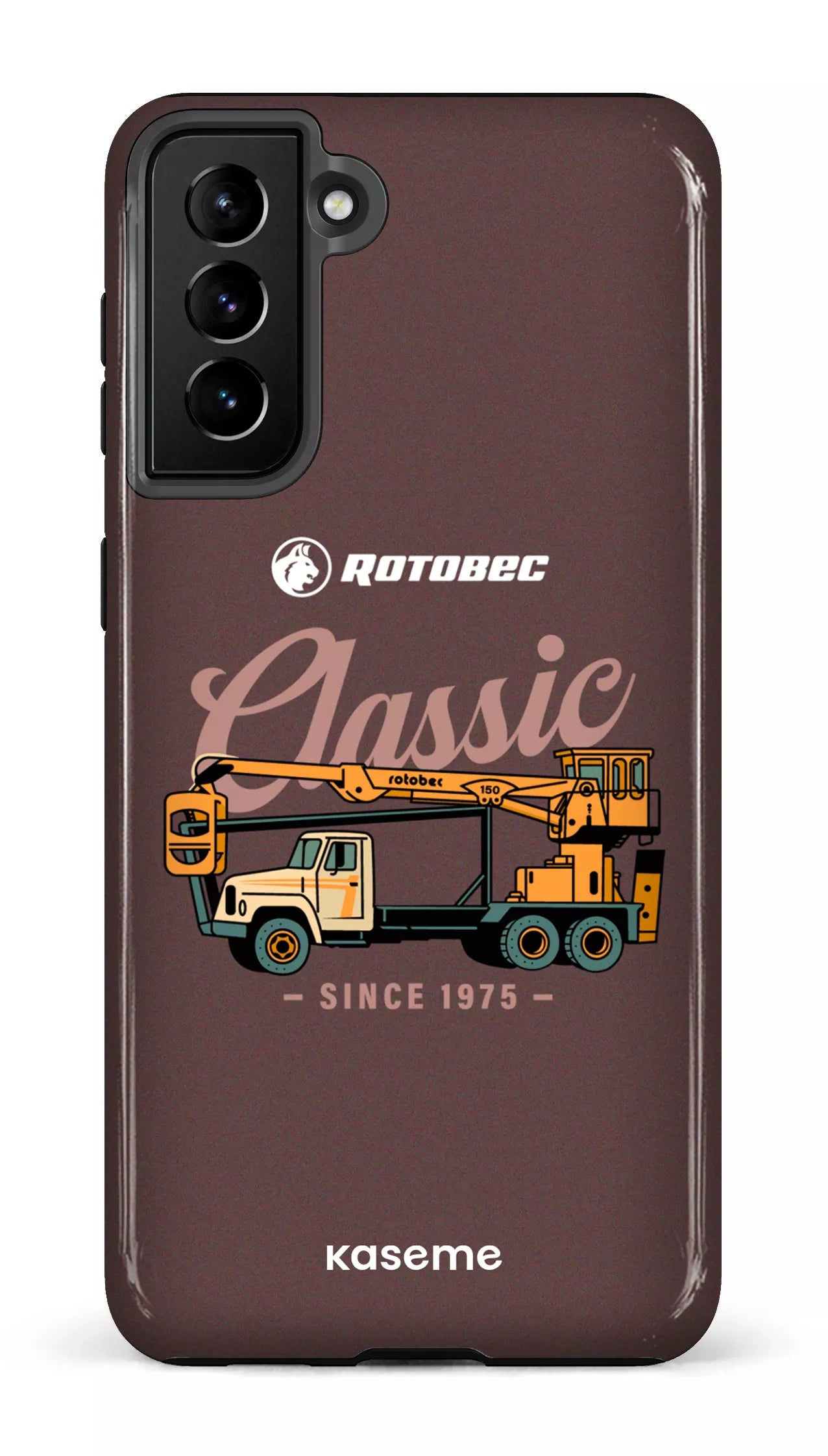 Galaxy S21 Plus Tough Rotobec Brun "Classic" -