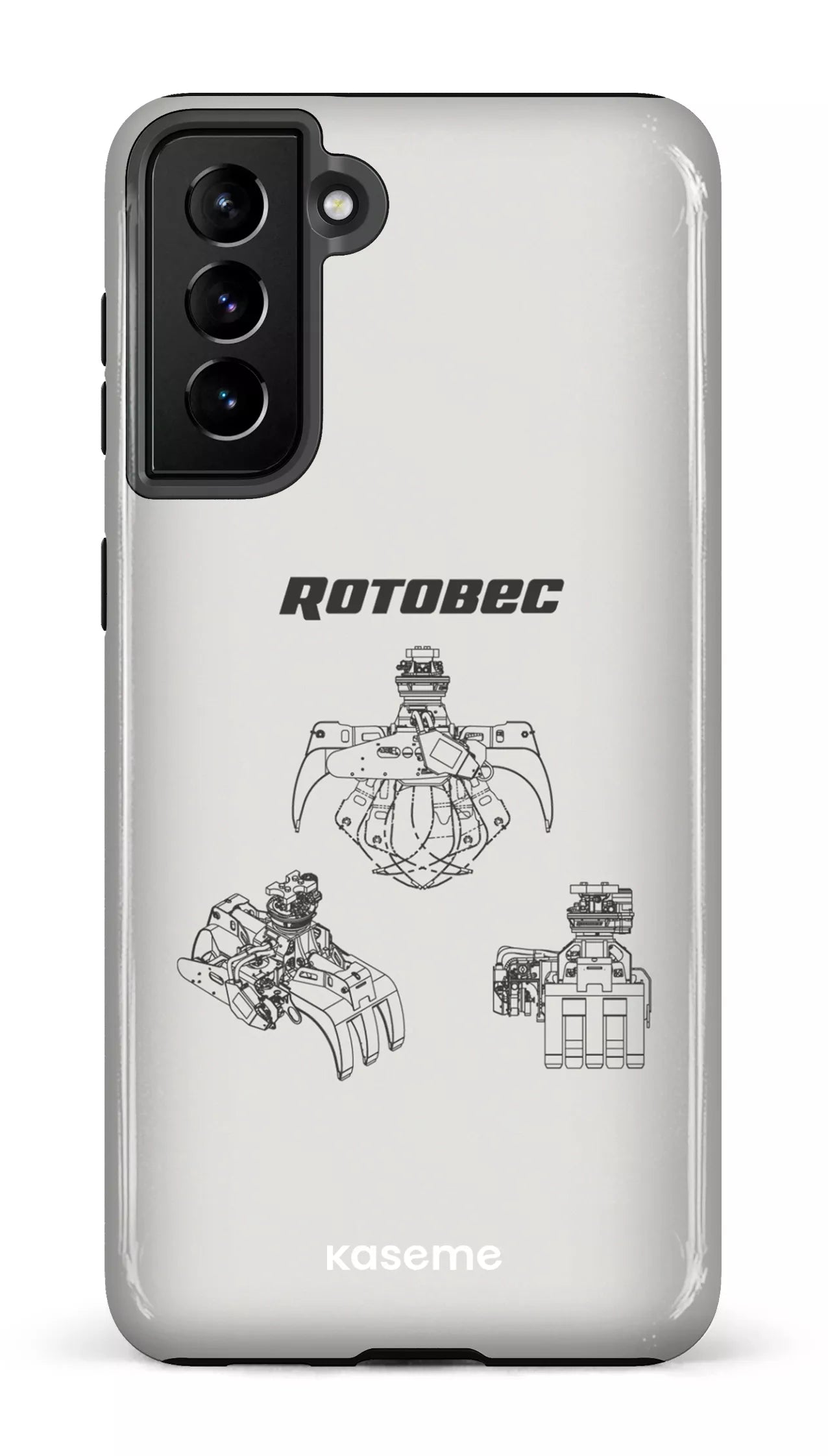 Galaxy S21 Plus Tough Rotobec Gris -
