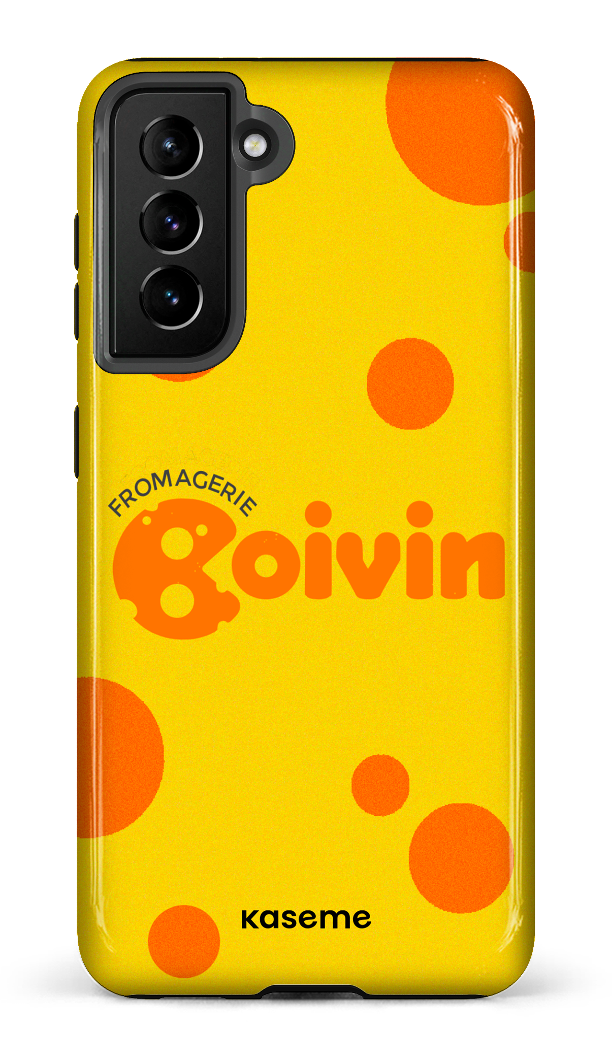 Galaxy S21 Tough Boivin Jaune x Ronds -