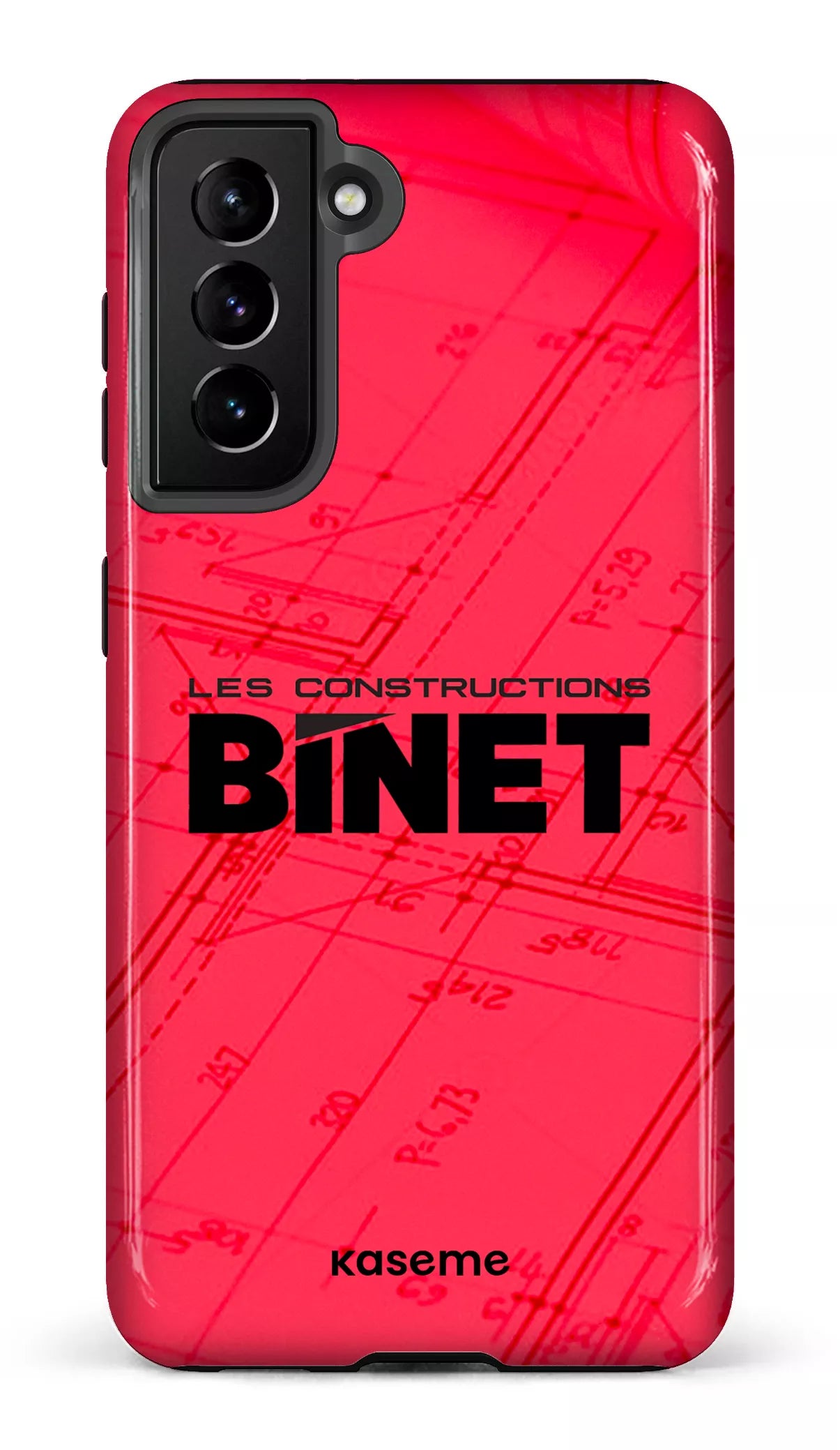 Galaxy S21 Tough Constructions Binet Rouge -